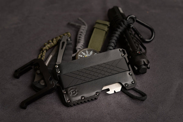 Dango TACTICAL EDC Wallet - Genuine Leather, Multitool, RFID Block (Made in USA) - CaseMotions