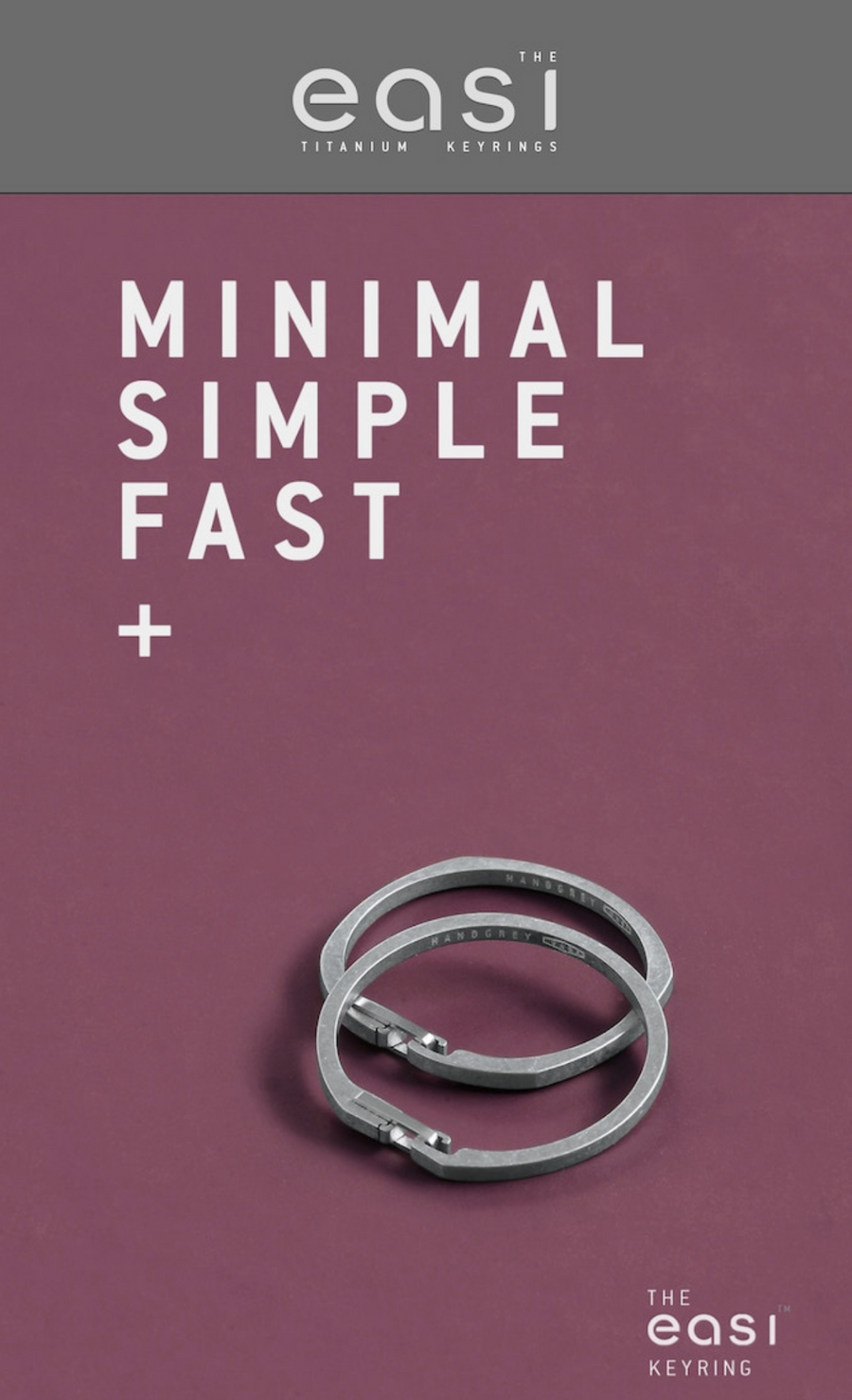 Knox 2025 titanium keyring