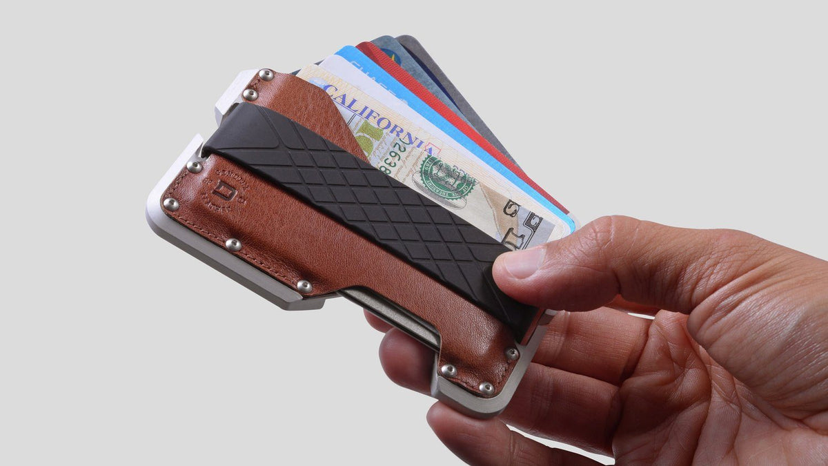 H02 - RFID-Blocking Leather Dapper Wallet - Black
