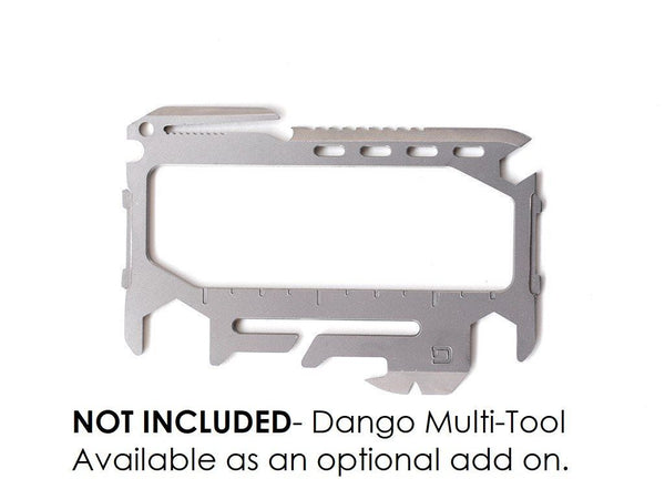 Dango DAPPER EDC Wallet - Limited BATWING GREY, RFID Block (Made in USA) - CaseMotions