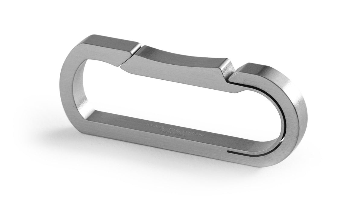 Mas Design Bauhaus C11 Titanium Unibody Key Carabiner - CaseMotions