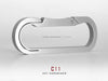 Mas Design Bauhaus C11 Titanium Unibody Key Carabiner - CaseMotions