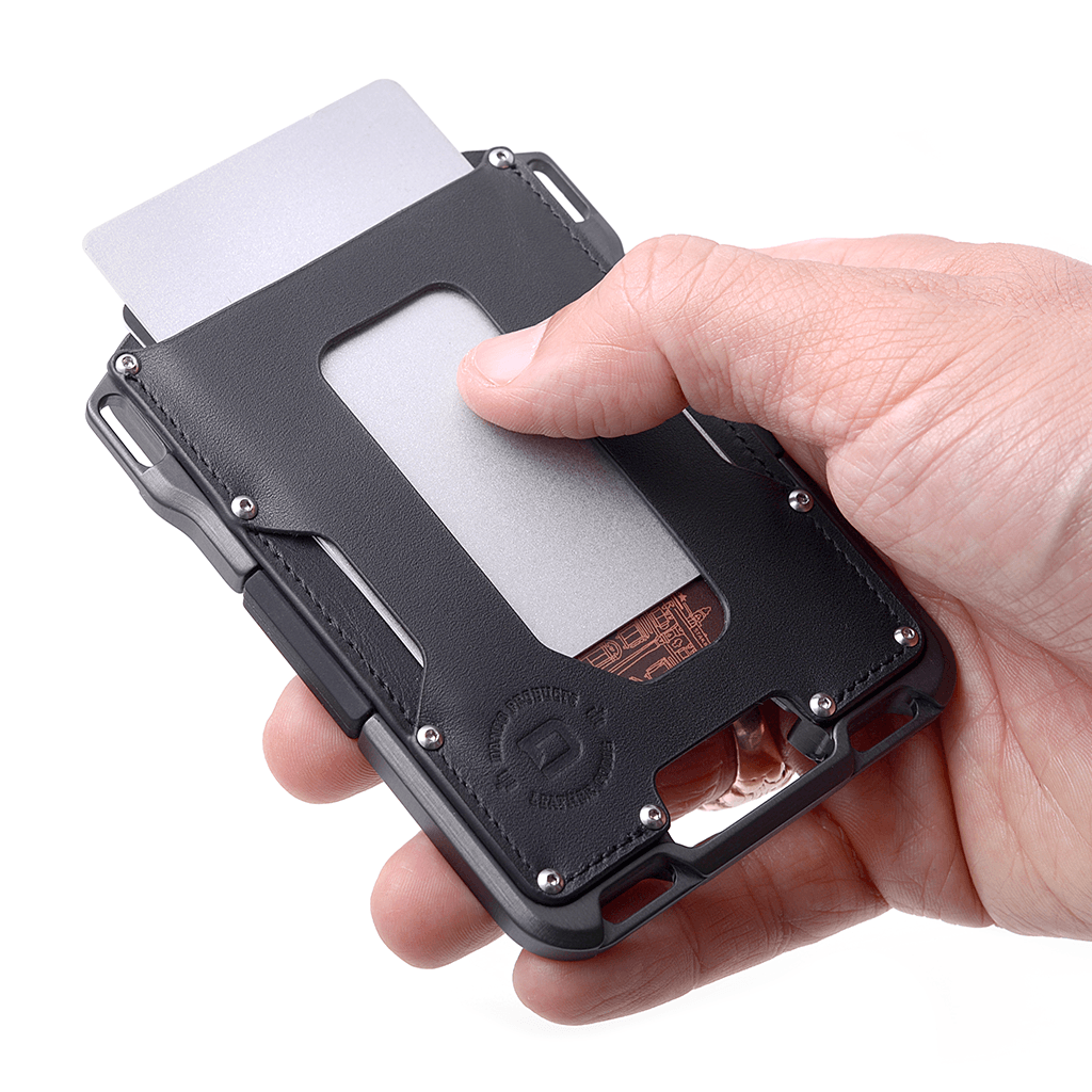 Dango M1 Maverick Wallet - Single Pocket Leather  - RFID Block (Made in USA) - CaseMotions