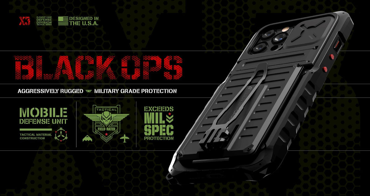 Element Case BLACK OPS  iPhone 12 Pro Max (2020) - CaseMotions