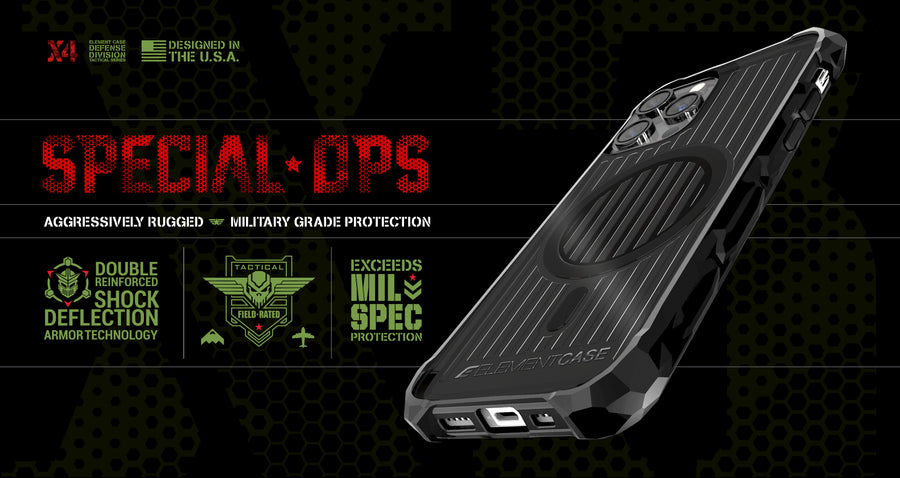 Element Case Special Ops MAGSAFE iPhone 13 Pro, iPhone 13 Pro Max, iPhone 13 Mini (2021)