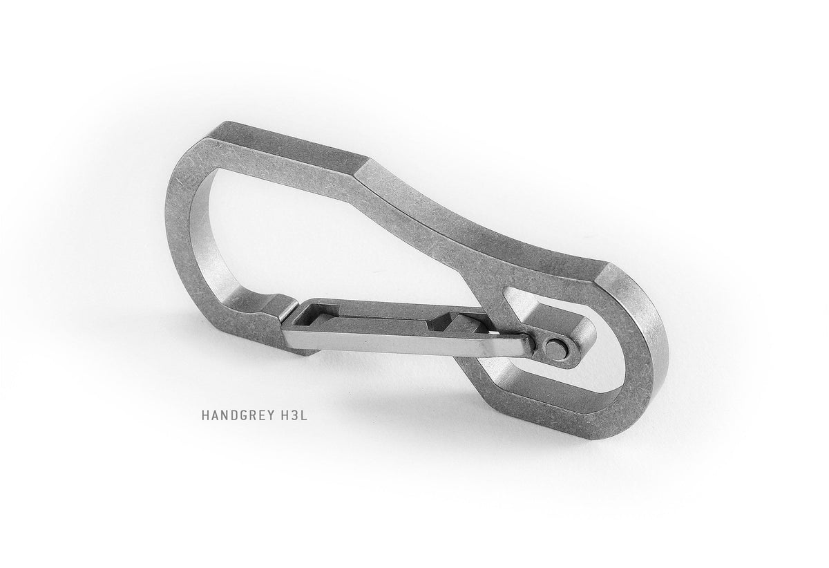 HANDGREY™ : Quick Release Titanium Keychain Carabiner by THANASIT