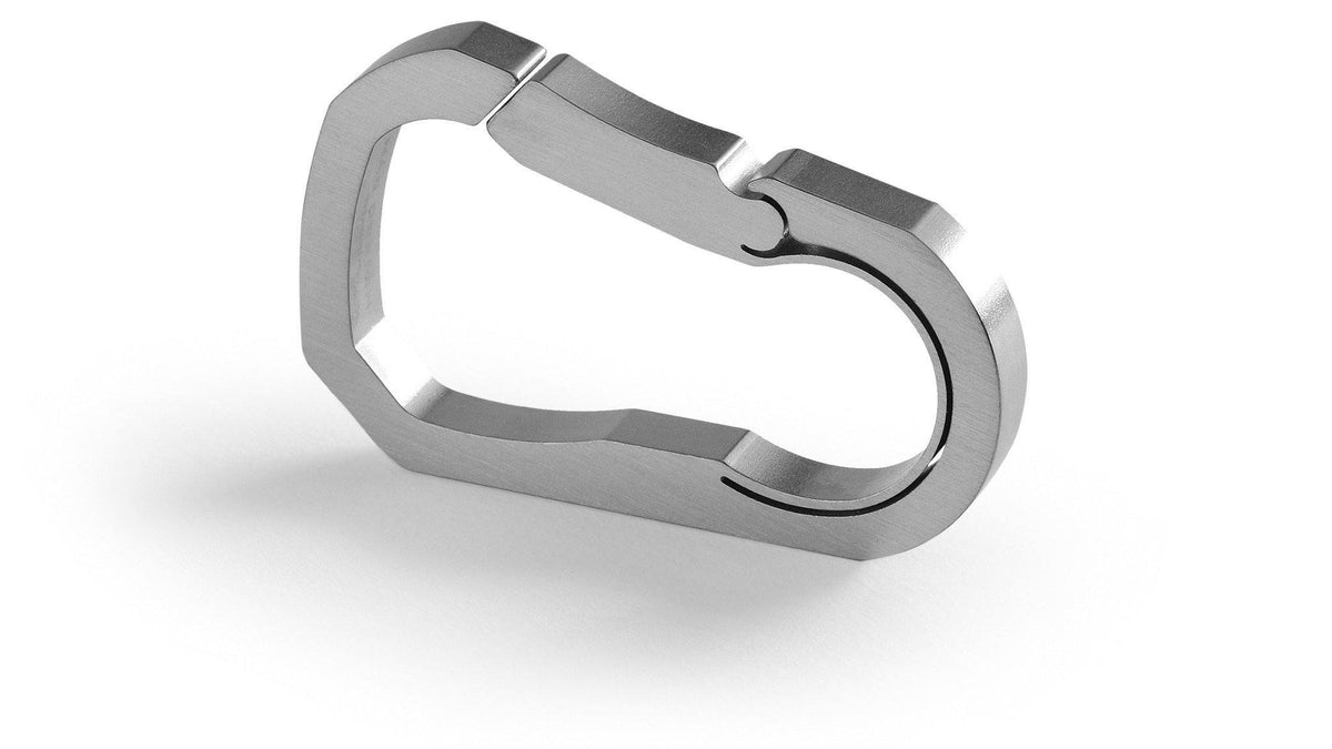Mas Design Bauhaus K50 Titanium Unibody Key Carabiner - CaseMotions