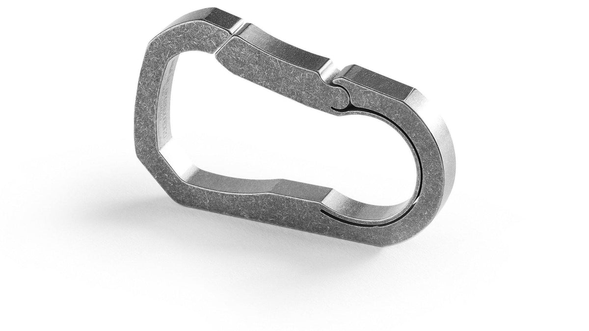 Mas Design Bauhaus K50 Titanium Unibody Key Carabiner - CaseMotions
