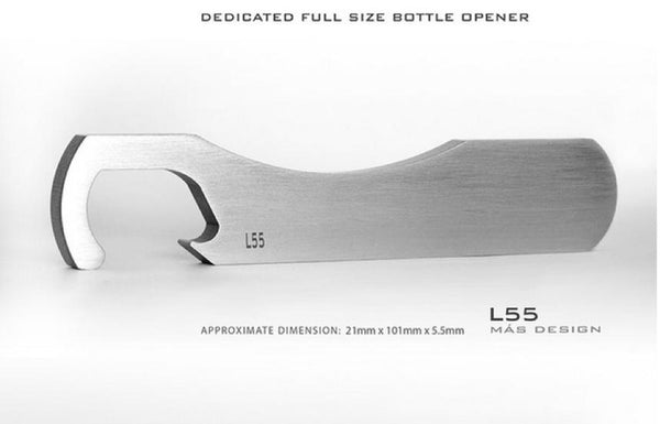 Mas Design Bauhaus Titanium Bottle Opener - CaseMotions