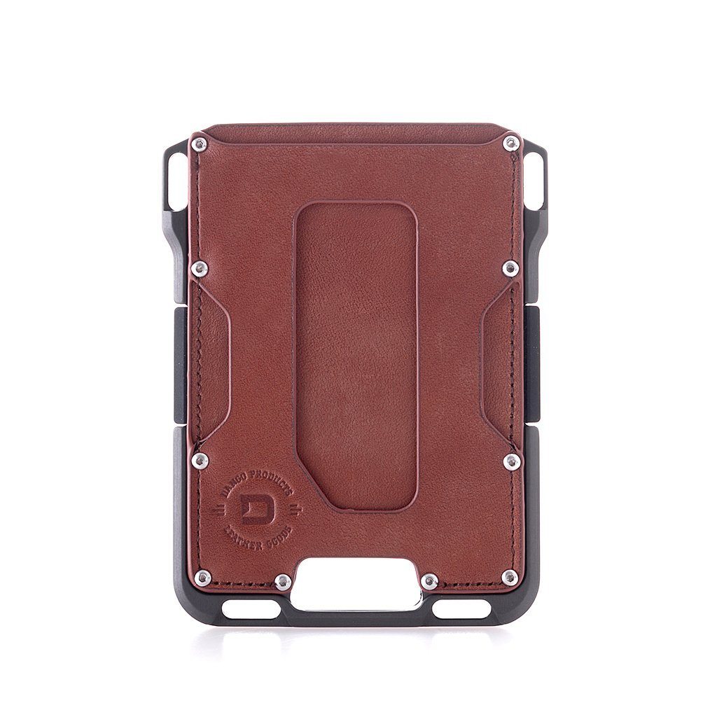 Dango M1 Maverick Wallet - Single Pocket Leather  - RFID Block (Made in USA) - CaseMotions