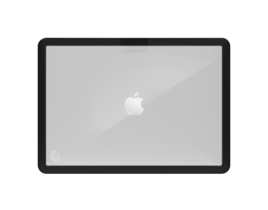 STM DUX MacBook Pro 13″ 2016-2020 - 2 colors (Black & Clear) - CaseMotions