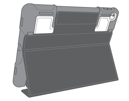 STM DUX PLUS iPad 6th Gen Case With Apple Pencil or Logitech Crayon Storage (Education Version) - CaseMotions