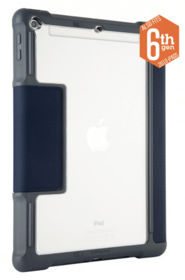 STM DUX PLUS iPad 6th Gen Case With Apple Pencil or Logitech Crayon Storage (Education Version) - CaseMotions