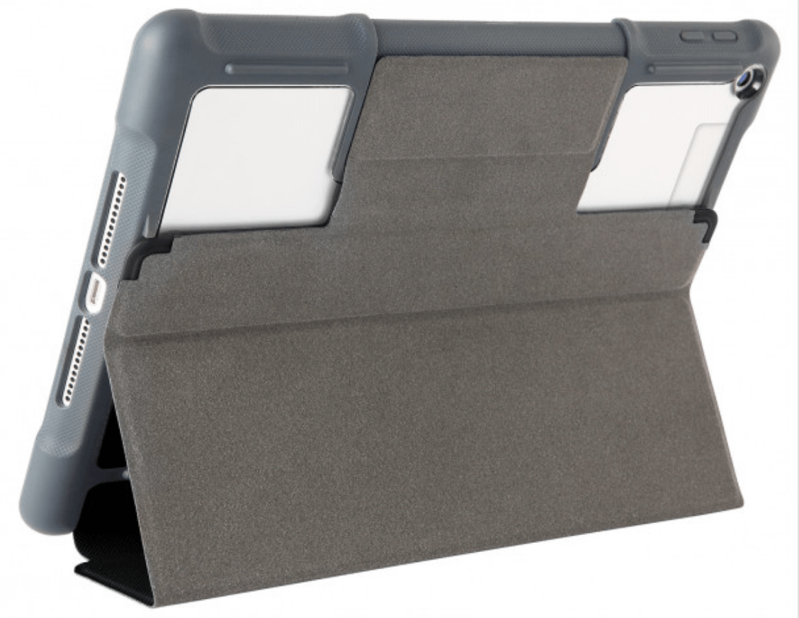 STM DUX PLUS iPad 6th Gen Case With Apple Pencil or Logitech Crayon Storage (Education Version) - CaseMotions
