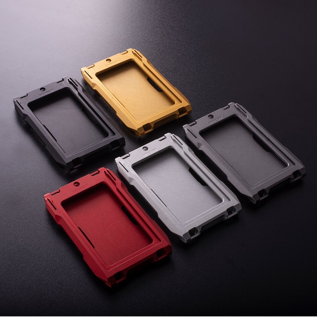 Dango M1 Maverick Wallet - Raw Leather Single Pocket & 4 Pocket Bifold - RFID Block (Made in USA) - CaseMotions