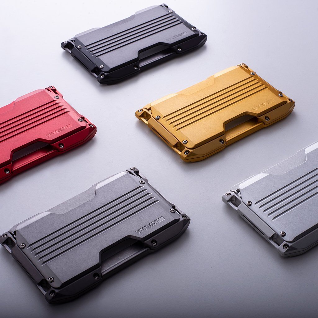 Dango M1 Maverick Wallet - Raw Leather Single Pocket & 4 Pocket Bifold - RFID Block (Made in USA) - CaseMotions