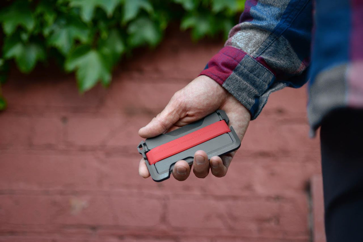 Dango DAPPER EDC Wallet - Limited SLATE GREY, RFID Block (Made in USA) - CaseMotions